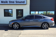 2019 Honda Civic with premium dark window tint